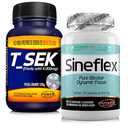1 frasco de Sineflex + 1 frasco de T-Sek - Power Supplements