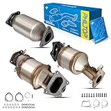 PHILTOP Catalytic Converter Kit Compatible with Honda,Acura, 2005-2008 Pilot 3.5L,2003-2007 Accord 3.0L EX/LX,2005-2010 Odyssey 3.5L EX/LX,2004-2008 TL 3.2L,2003-2008 Ridgeline/MDX 3.5L(EPA Compliant)