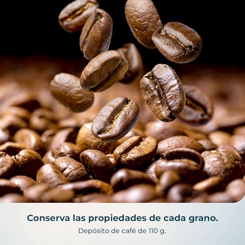 Miniatura 7 de Cecotec Cafetera Superautomática Compacta Cremmaet Cube. 1350w, Sistema De Prensado De 10g, Sistema Pre-Infusión, 19 Bares, Sistema Thermoblock, 5 Niveles De Molienda, Panel De Control Táctil