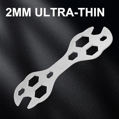 Clé de vélo multi-trous hexagonale plate pour réparation de bicyclette