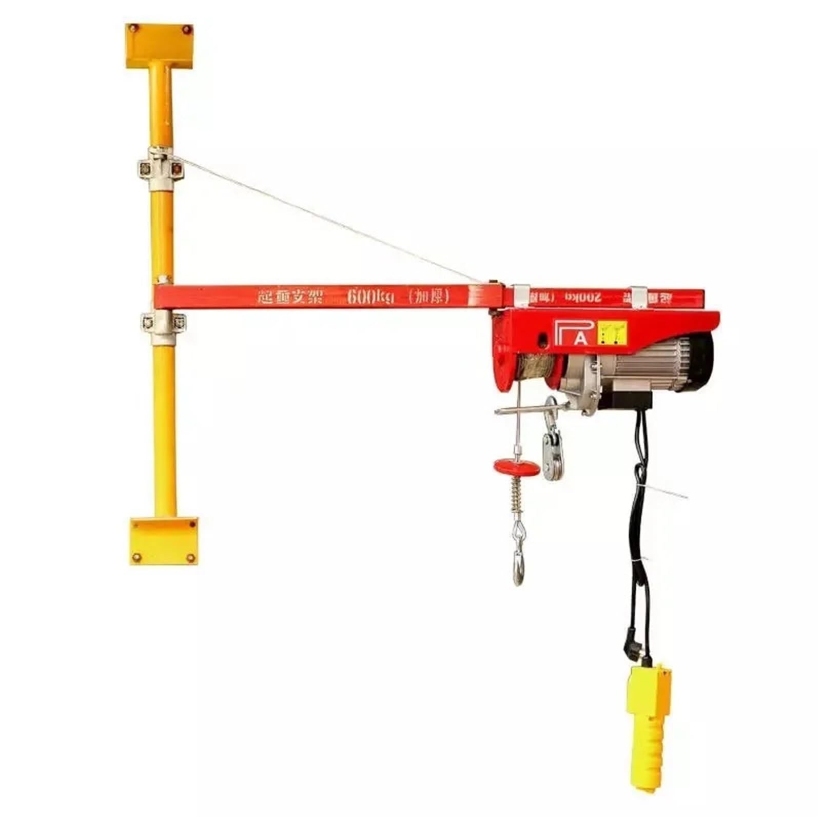 Argano elettrico Staffa speciale per paranco elettrico Staffa per paranco a colonna a parete Mini gru domestica Piccola gru