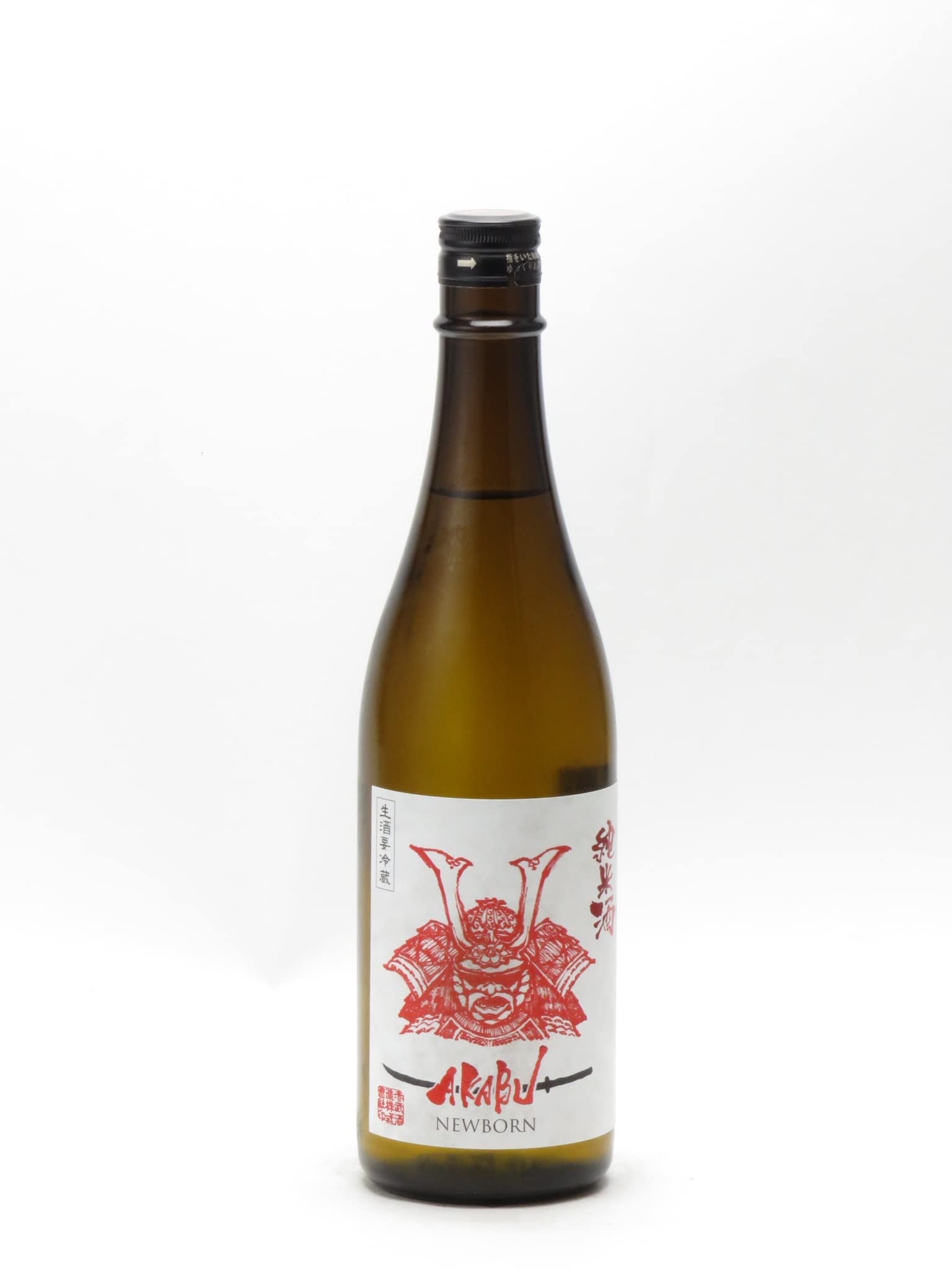 Amazon.co.jp: AKABU Junmai Sake NEWBORN Raw Sake, 24.3 fl oz (720