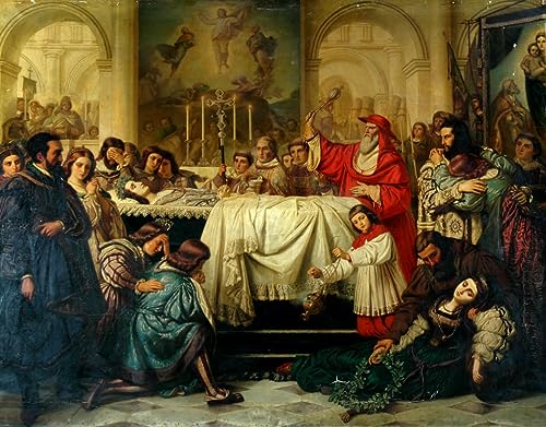 Tableau Toile Peinture Décorative Mort de Raphaël Thiele 60x90cm