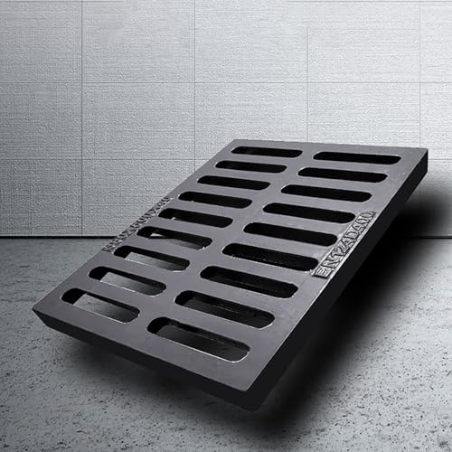 Plaque d'égout carrée fonte 40x60cm couvercle drain égout