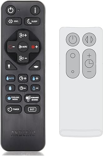 Miniatura 4 de Anderic Mando a distancia de repuesto para ventilador de mesa de escritorio Dyson Cool AM06  Sustituye a Dyson 965824-02, Dyson 965824-01, Dyson