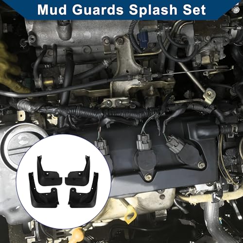 Image of Mud Flaps Splash Guards W /Mount Accessories for BMW X4 m Sport F26 2014-2018 Front and Rear Mud Guards 1 Set