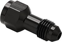 Vista 1 de 4AN hembra flare a 4AN macho Flare extensión adaptador de montaje recto aluminio negro