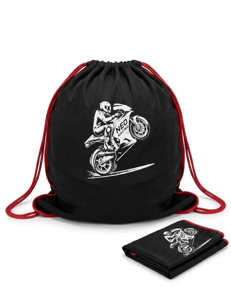 NEO HUB Universal Helmet Cover Bag – Soft Fabric Dustproof Protective Bag for All Helmet Types, Fits Full & Half Face Helmets, Keeps Helmet & Visor Safe, Travel-Friendly-image-42