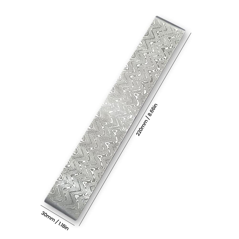 ACAGALA Damasco acero Billet modelado cortador de acero embrión forjado materiales templados alisados para cortadores DIY material multiusos