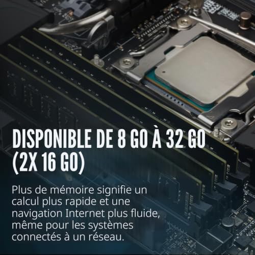 PNY MD16GSD43200 TB 1 x DDR4 3200 MHz 288 pin DIMM 1 x 3200 MHz RAM DDR4 DIMM Mémoire vive - vue 7