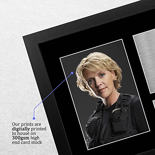 HWC Trading FR A4 Amanda Tapping Stargate SG-1 Geschenke Gedrucktes Signiertes Autogramm Foto für Fans von Fernsehshows - A4 Framed