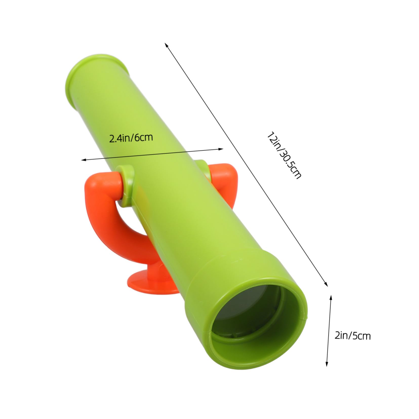 Telescopio Pirata de Juguete para Niños, Telescopio Monocular Pequeño Verde, Accesorio para Columpios, Resistente y Portátil, Adecuado para Juegos al Aire Libre y Aprendizaje Educativo