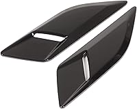 Vista 6 de Moldura de ventilación del capó del motor para Rover Sport L494 2014-2022, plástico ABS, par, negro