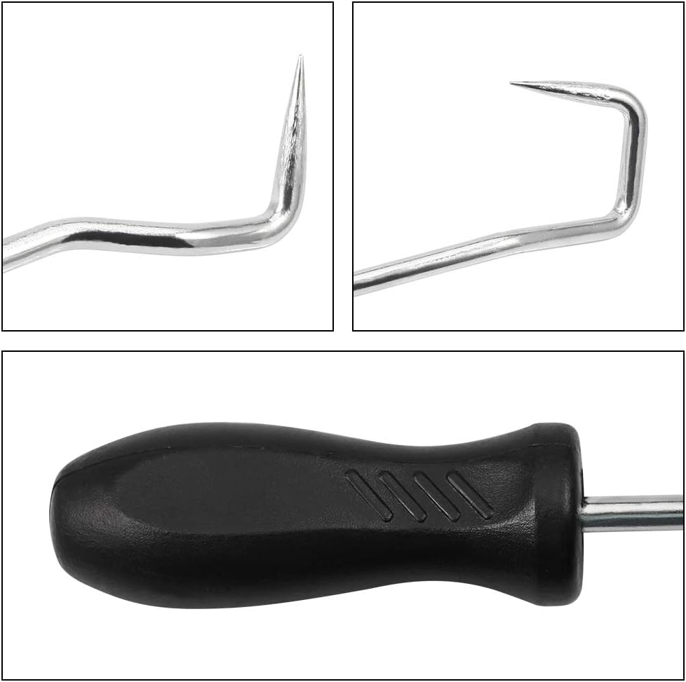 SPEEDWOX Hose Removal Hook Pick and Hook 2 Pcs Set Hose Removal Tools O Ring Removal Tools for Automotive Radiator Coolant Hose Removal 8 Inches - Image 3
