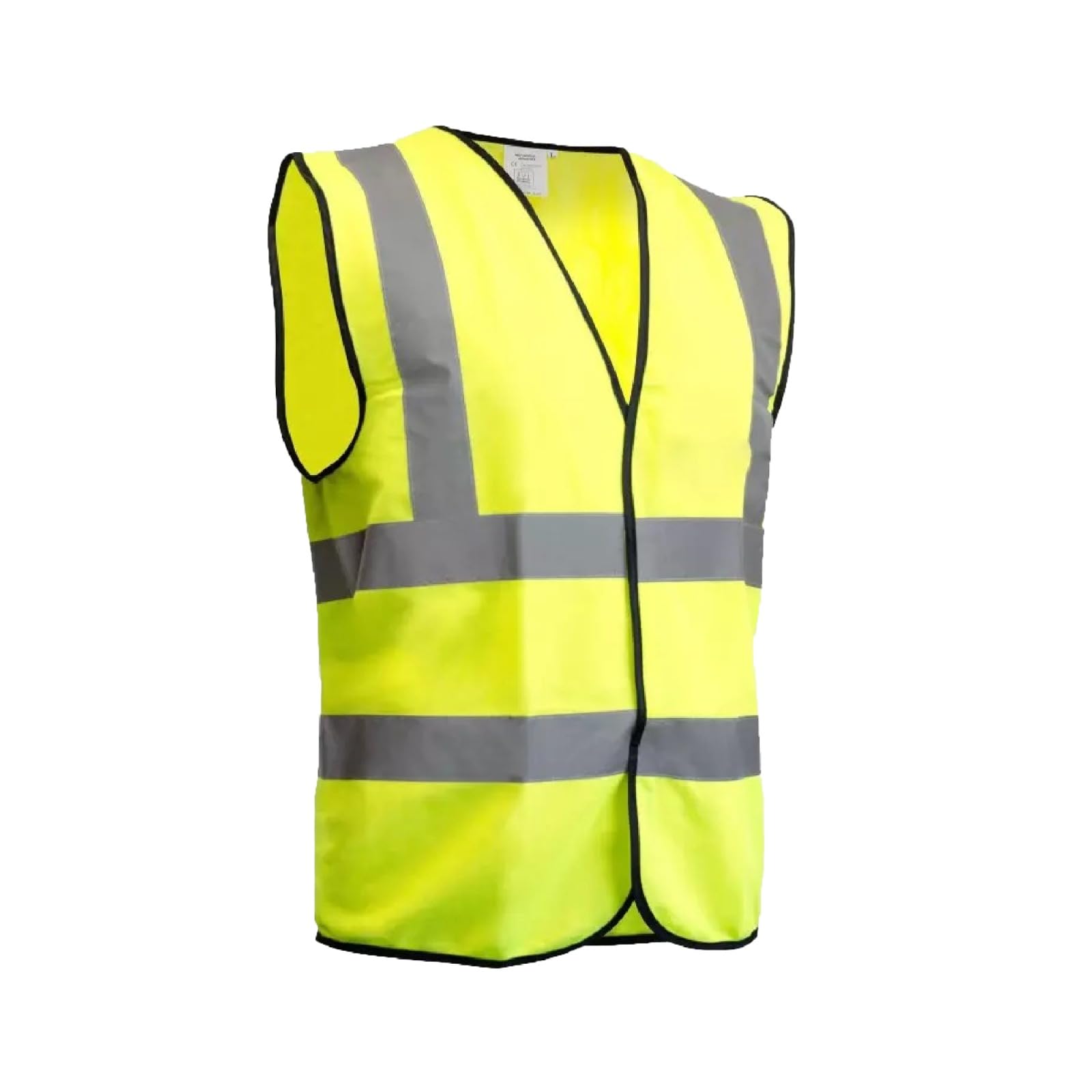 YSAMAX Yellow Hi Viz Vest Waistcoat, Reducing The Risk Of Accidents, Versatile For All Seasons, Ideal For Construction Workers, Traffic Controllers, Cyclists, Jogging, (1PCS, SMALL)
