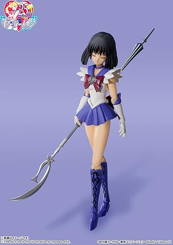 Miniatura 4 de TAMASHII NATIONS - Pretty Guardian Sailor Moon S - Sailor Saturn -Animation Color Edition, Bandai Spirits S.H.Figuarts Figura de acción