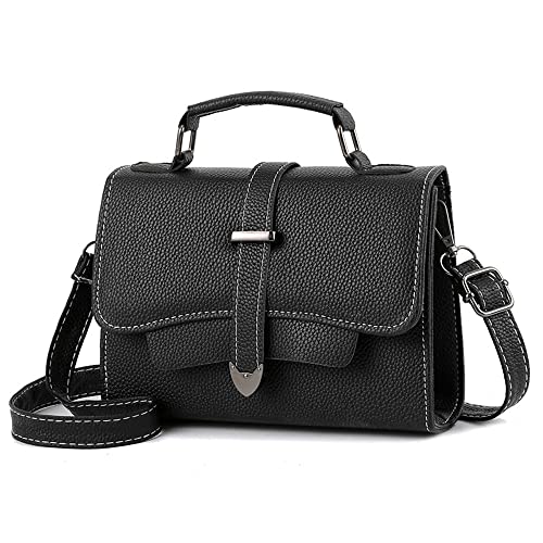 Xersex Tasche damen klein handtasche damen handy umhängetasche handytasche mit geldbörse zum umhängen (Schwarz) Cover