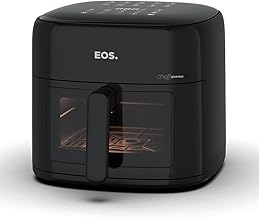 Fritadeira Air Fryer Eos Family 8,2 Litros Chef Gourmet Digital Compacta All Black Eaf80p 110v