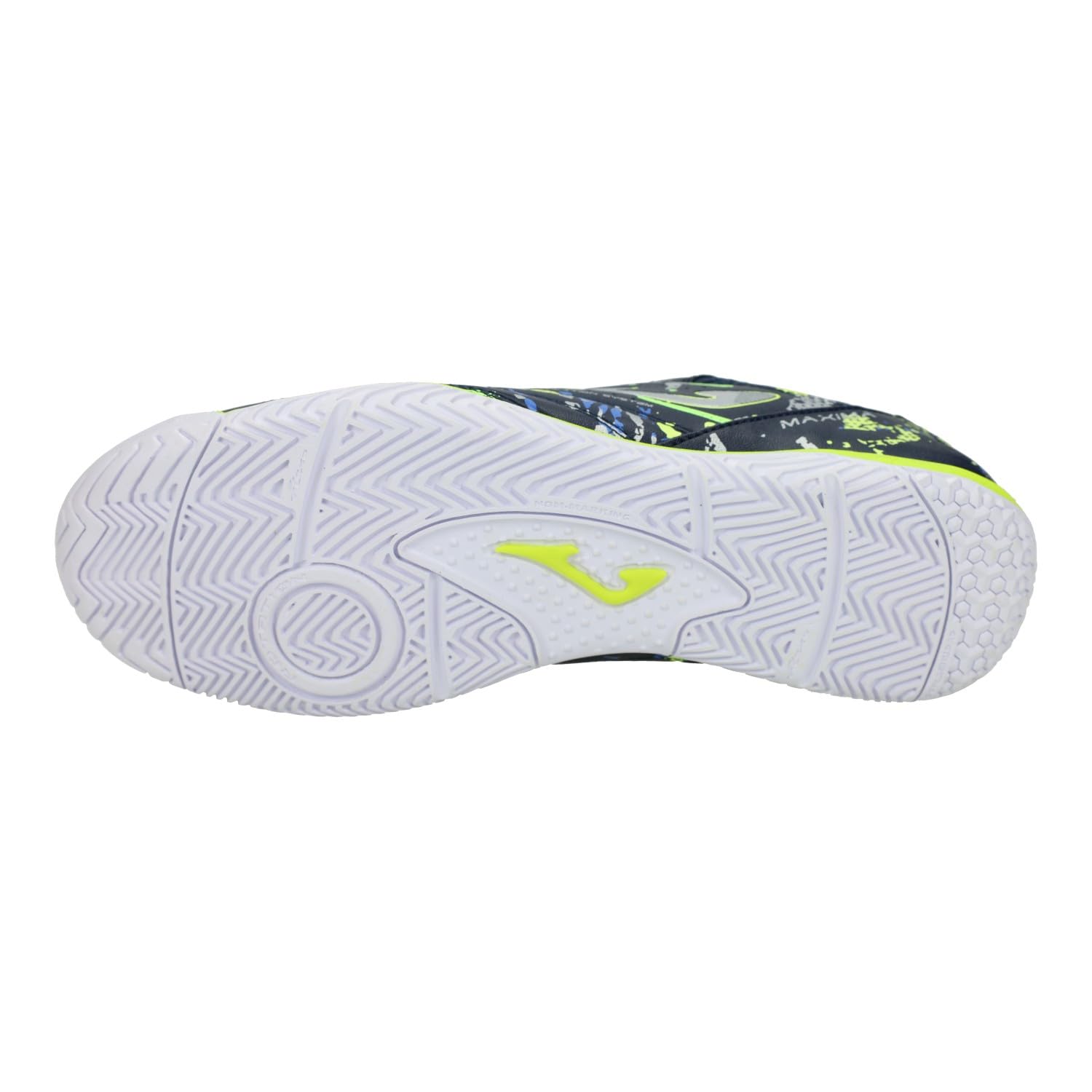 Joma MAXS2433IN Deportivas para Hombres, Color Azul Marino, Ideales para Jugar al fútbol, Sistema de ventilación, Hechas Hombre Deportivos Marino 44