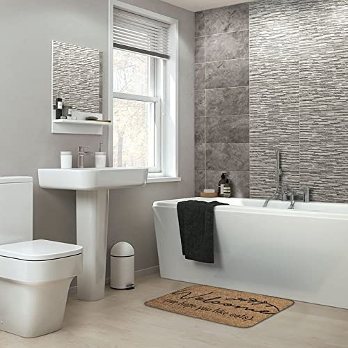 New Bee Our Guest Sunflower Welcome ,Colorful Flowers Home Doormat,Family Home Decorative Welcome ,Welcome Mat Outdoor Mat Home Doormat,Indoor Doormat,Front Back Door Mat 16”X24” #TOP3