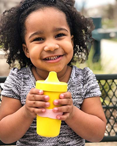 Re Play Made In The Usa, Set Of 6 No Spill Sippy Cups - Yellow, Kelly Green, Navy, Amethyst, Red, Orange (Crayonbox) #TOP2