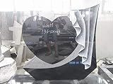  Forma de corazón genérico, Forma de corazón, lápida, Tumba, Granito, Grabado, Grabado.
