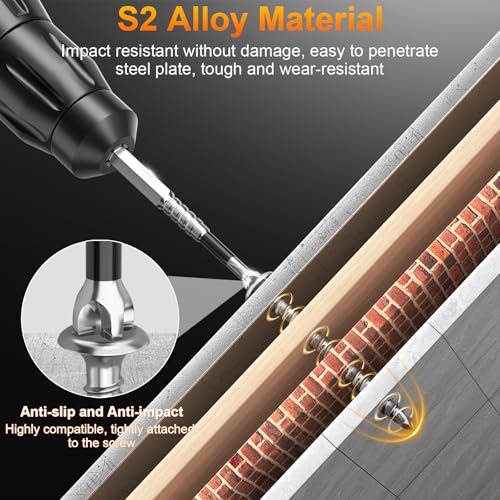 Image of High-Magnetic Screwdriver Drill Bit Set with 3pcs Magnetic Screw Holder