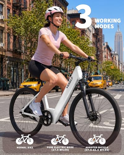 Electric Bike for Adults, 62.5/74 Miles 20 MPH Commuting Ebike, 750W Peak Mountain E Bike with 12/15.6Ah UL 2849 Certified Battery, 26“ Men Women EBike with Front/Full Suspension - Image 5
