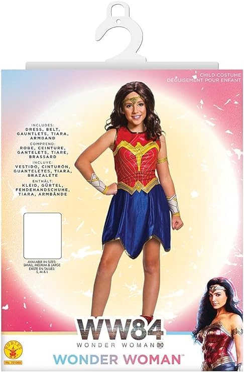 Disfraz Wonder Woman DC 1984 para Niñas Grande miniatura 3