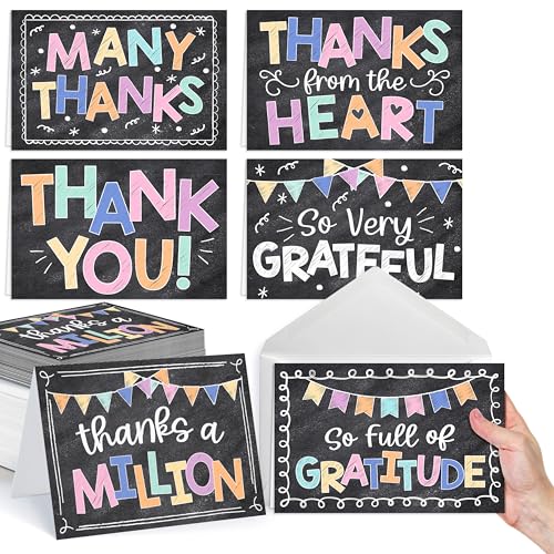 Cartes de remerciement pour enfants et enseignants pour anniversaires