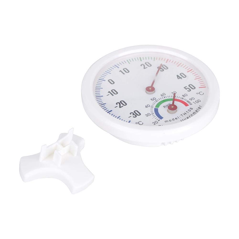 SGerste Analoge Hygrometer Sigaar Vochtigheid Kalibratie Gauge met Glaslens voor Humidors