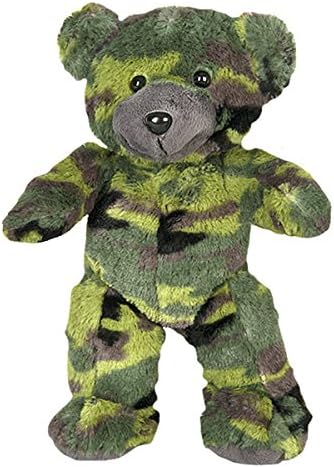 BEARegards Comfort Bears 8 Recordable Camoflauge Military Bear w/ 10 Second Recorder