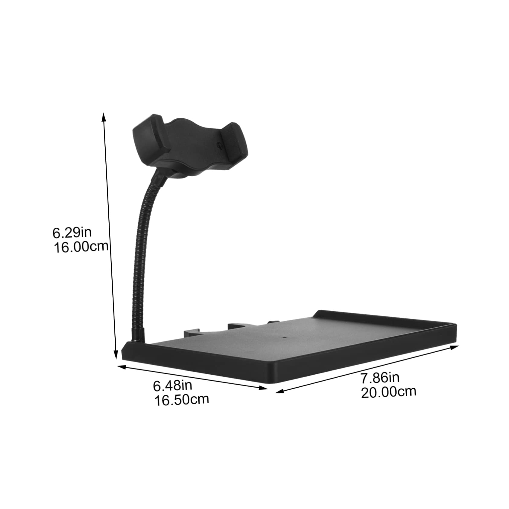 Sound Card Tray Microphone Rack Stand for Live Broadcast Mic Holder Tray with Removable Design Durable Plastic Easy Installation for Streaming