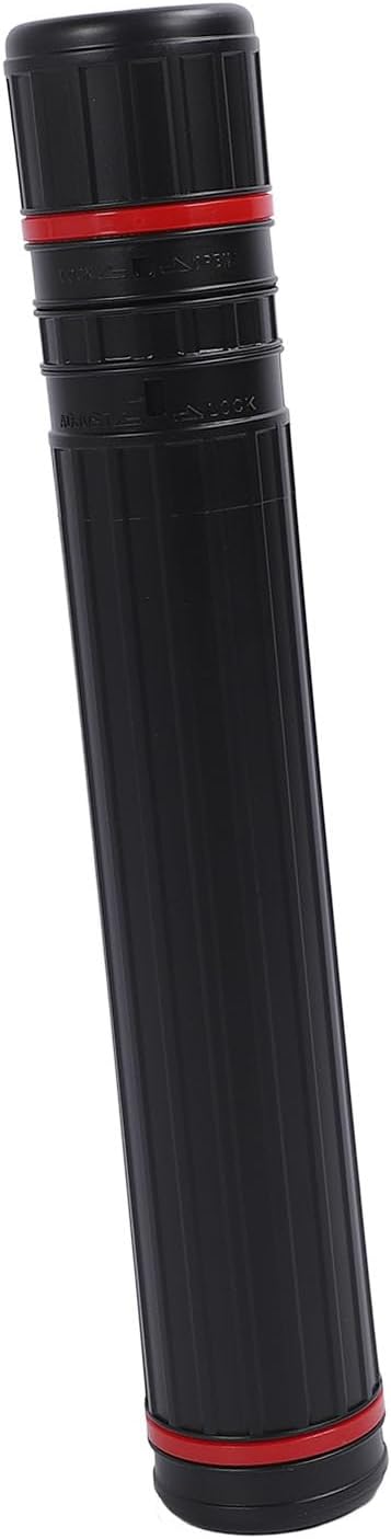Focket Expandable Poster Tubes 25-42.5 Inch with Strap for Storage of Art Plans Transport Box for Fishing Fishermen Drawings Documents