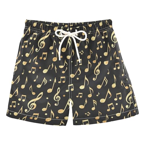 ODAWA Cute Unicorns Blue Boys Swim Trunks, Quick Dry Beach Swim Shorts Little Boys Bathing Suit Swimsuit with Mesh Lining 2T