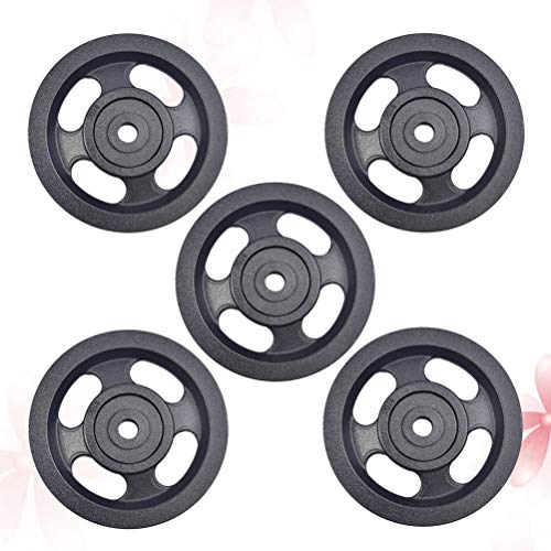 CLISPEED 5 Pcs Rolamento Polia Roda Cabo Equipamento de GinÃ¡stica Parte Cabo GinÃ¡sio Fitness MÃ¡qu