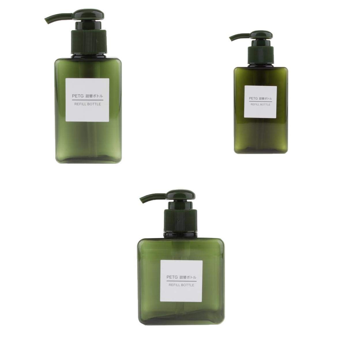 Bnf® 3pcs Foaming Soap Pump Dispenser Cosmetic Container Bottle Green|Home & Garden | Bath | Soap Dishes & Dispensers-image-23