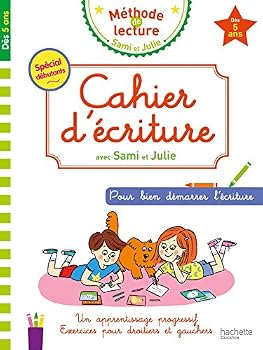 Paperback Cahier d'écriture Sami et Julie Dès 5 ans [French] Book