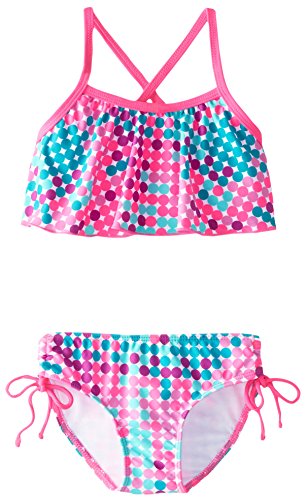 Image of Kanu Surf Girls' Alania Flounce Bikini Beach Sport 2 Piece Swimsuit