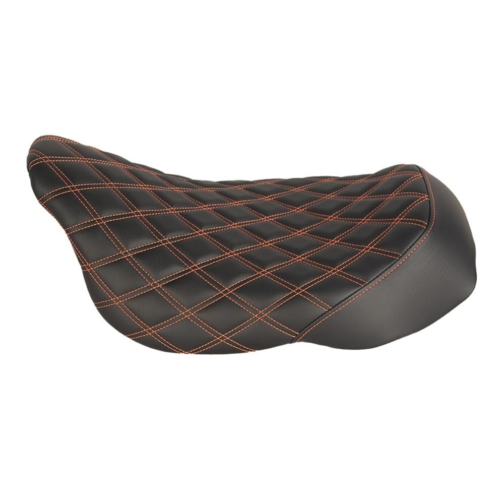 Almohadilla Asiento para asiento de una sola plaza para | Cojín para asiento de una sola plaza para motocicleta, puntada celosía para Touring 2009, 2010, 2011, 2012, 2013, 2014, 2015