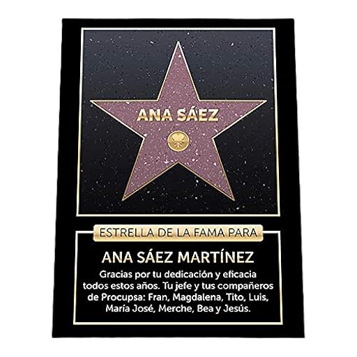 CALLE DEL REGALO Estrella de la fama Personalizable con Nombre y dedicatoria | Ya disponible en tu tienda friki favorita! En mundofriki.es! CALLE DEL REGALO Estrella de la fama Personalizable con Nombre y dedicatoria | Ya disponible en tu tienda friki favorita! En mundofriki.es!
