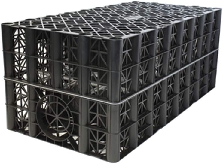 Polystorm PolyPipe 190 Litre Storm Crate | Anti-Flooding Drainage Soakaway Crates | use with Geotextile weed membrane for Water Infiltration, Retention or Attenuation | 1 Crate