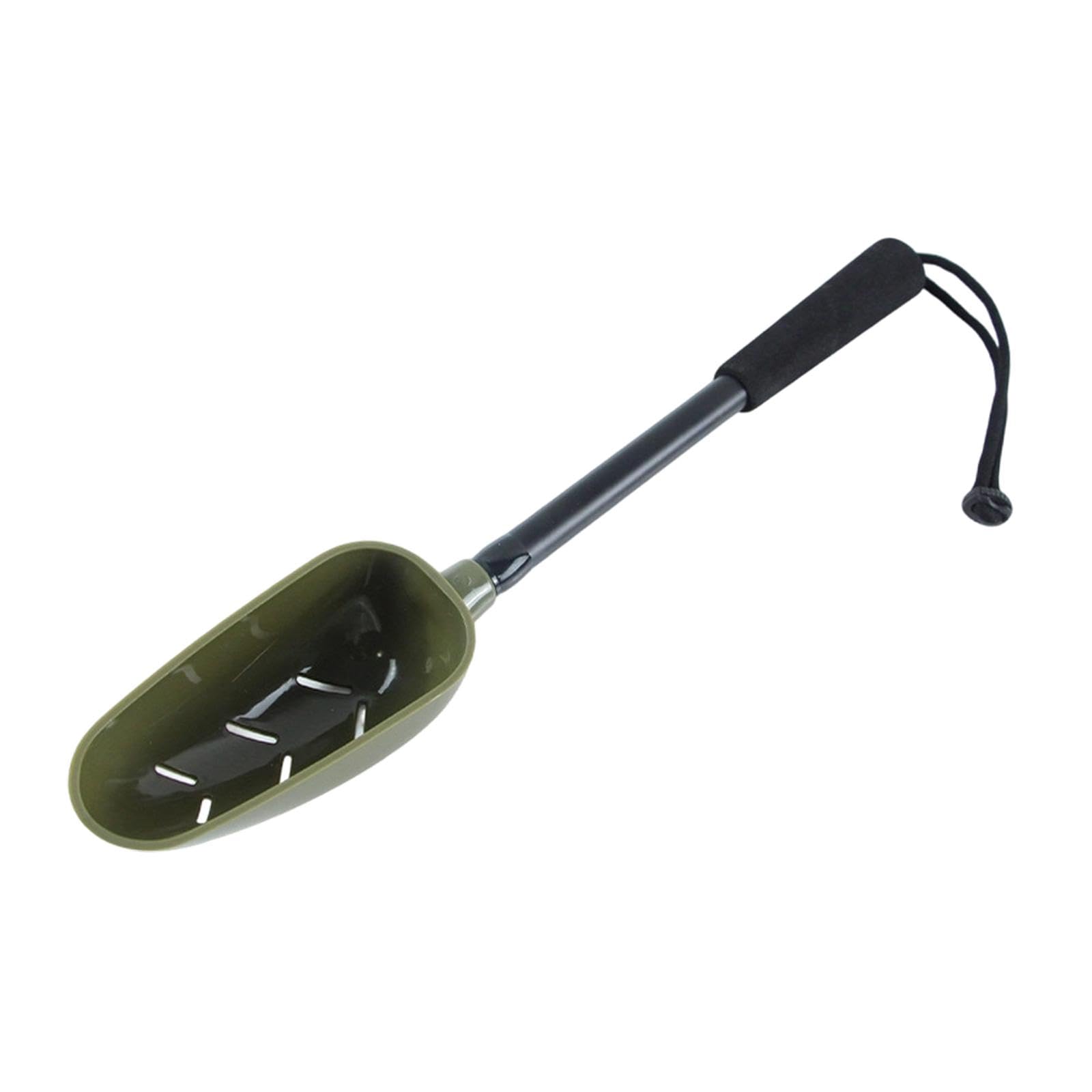 Oshhni Cuchara para lanzar señuelos de Pesca para Carpas, lubinas y truchas, Mango Antideslizante, portátil y Resistente, Herramienta de alimentación para