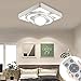 Produktbild MIWOOHO 48W Deckenleuchte LED Deckenlampe Dimmbar Wohnzimmer Lampe Modern Deckenleuchten Schlafzimmer Wandlampe Wohnzimmer [Energieklasse A++]