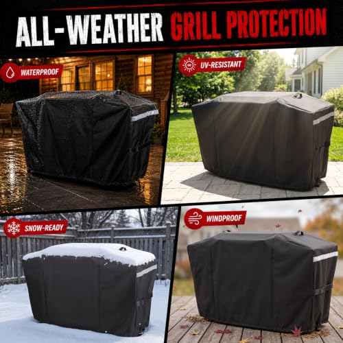 Image of Utheer 600D Grill Cover for Weber Slate 28 inch Rust-Resistant Griddle 3401060