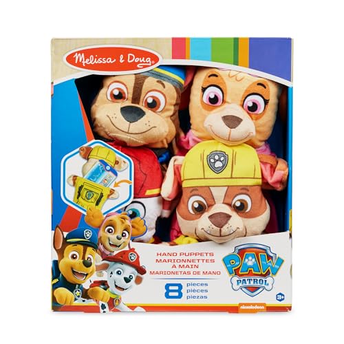 Marionnettes à main Paw Patrol Melissa & Doug : set de 4 peluches Pat' Patrouille - 3