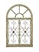 Deco 79 66778 Wooden Gate Style Garden Wall Plaque