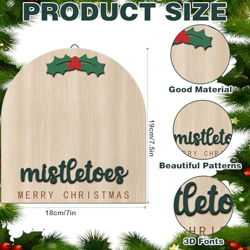 Image of Baby Christmas Milestone Cards Decoration, Wooden Baby First Christmas Winter Baby Announcement My First Holiday Milestone Sign Decor, Xmas Baby Shower Decorations for Newborn Photography Props