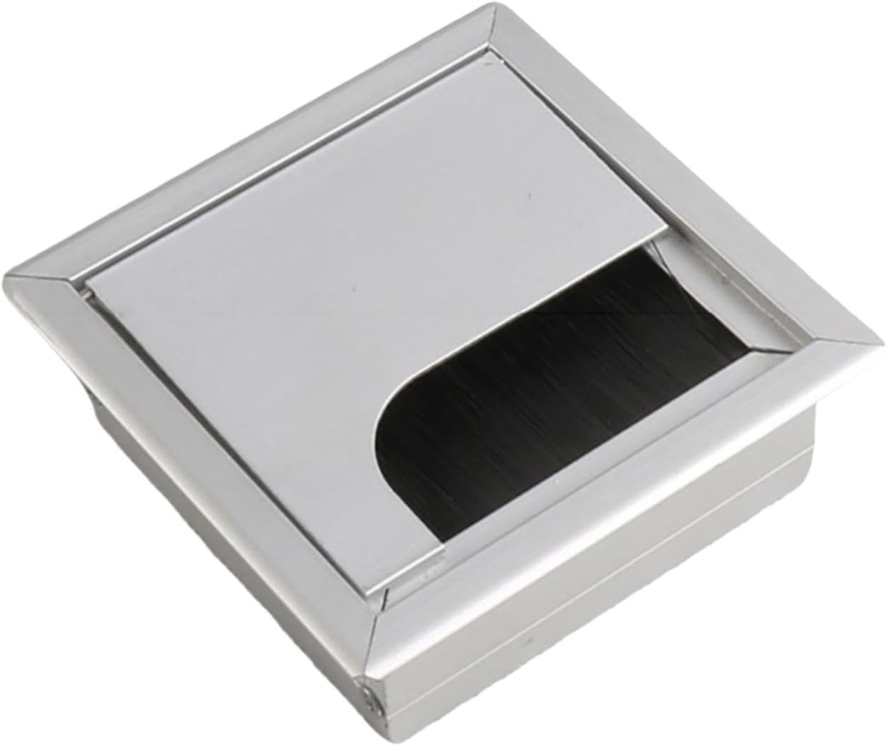 SEIWEI Wire Cord Cable Grommets Hole Cover Aluminum Alloy Desk Grommet Rectangle Wire Cable Organizer for TV Cabinet, Desk Furniture, Home Improvement(80 * 280mm, 4 Pcs)