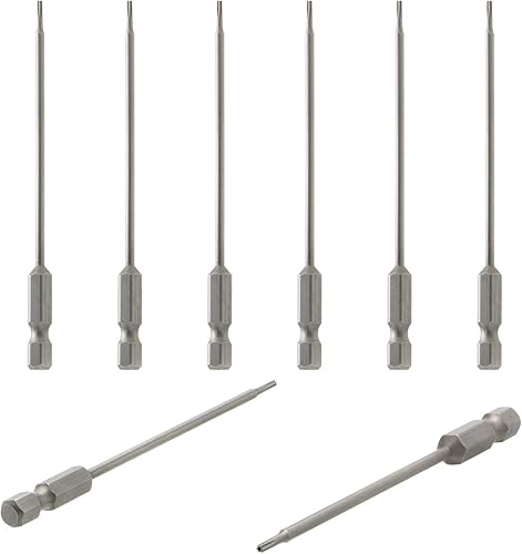 Vista 31 de Aopin T40 con agujero, destornillador de cabeza Torx a prueba de manipulaciones, mango hexagonal de 1/4 de pulgada, acero S2 magnético, 3.94